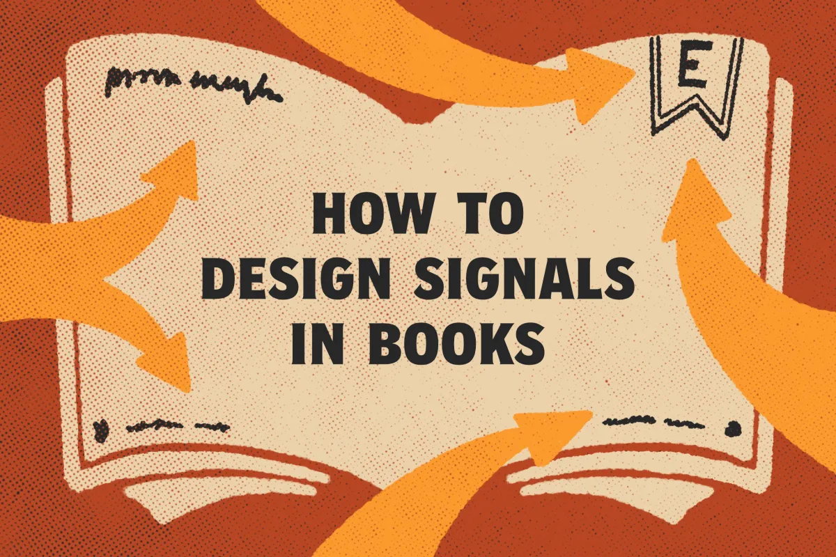How to Design Signals in Books