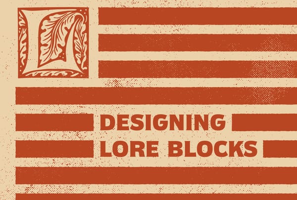 Designing Lore Blocks